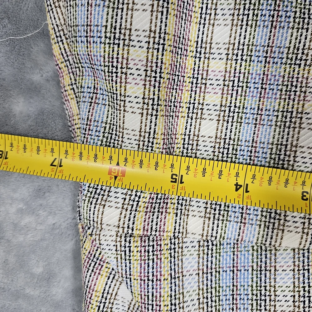 COS Checkered MIDI Dress Straight Neck Size 8 - Picture 12 of 12